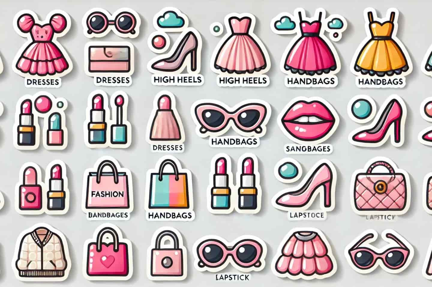 Icon Fashionista Stickers