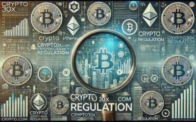 Crypto30x.com logo with a focus on regulation compliance."