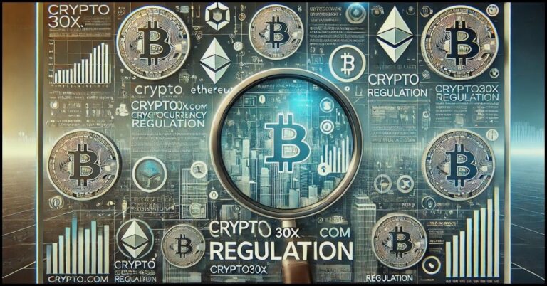 Crypto30x.com logo with a focus on regulation compliance."