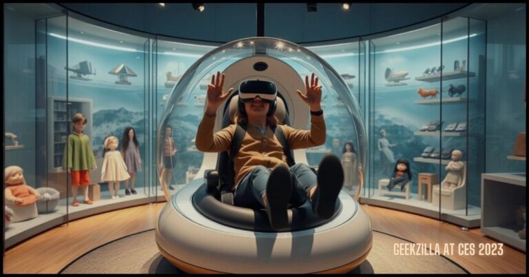 Geekzilla at CES 2023 event