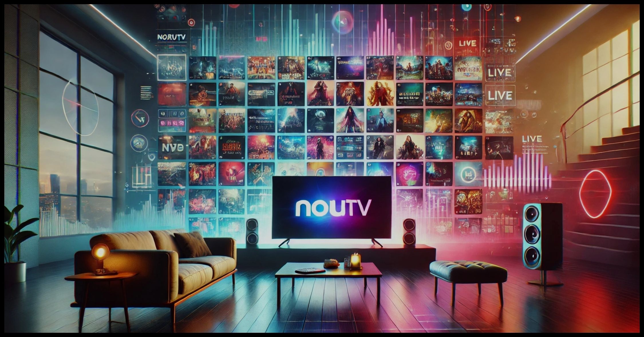 NoruTV logo displayed on a compact screen."