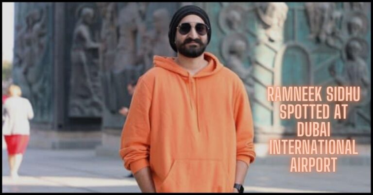 Ramneek Sidhu spotted at Dubai International Airport.