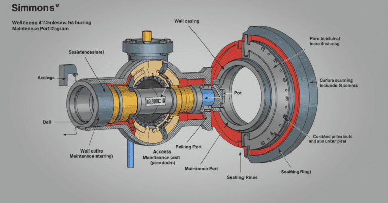 Simmons 4 Inch Well Seal Maintenance Port Diagram