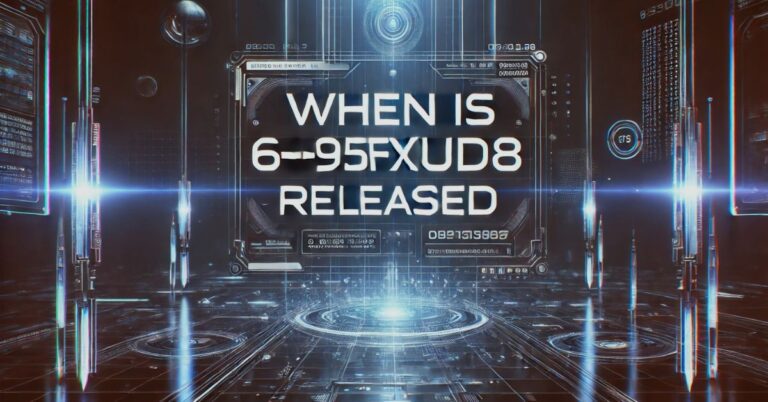 When Is 6-95fxud8 Released
