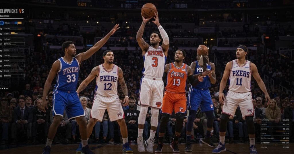 Game Recap: Key Player Performances knicks vs 76ers match player stats