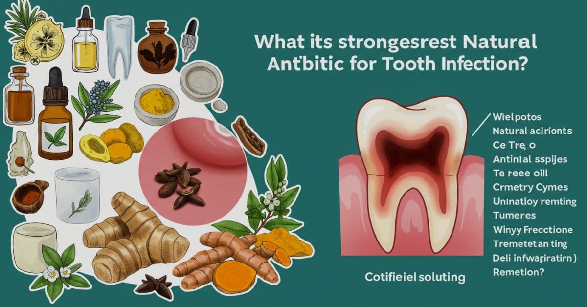 What is the Strongest Natural Antibiotic for Tooth Infection