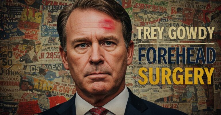 Trey Gowdy Forehead Surgery